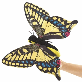 Folkmanis Large Swallowtail Butterfly Finger Puppet Paper Craft Probability Game