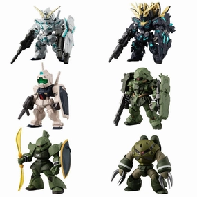 Toy Pack Display FW GUNDAM CONVERGE Mobile Suit Gundam UC SPECIAL SELECTION (Set of 6)