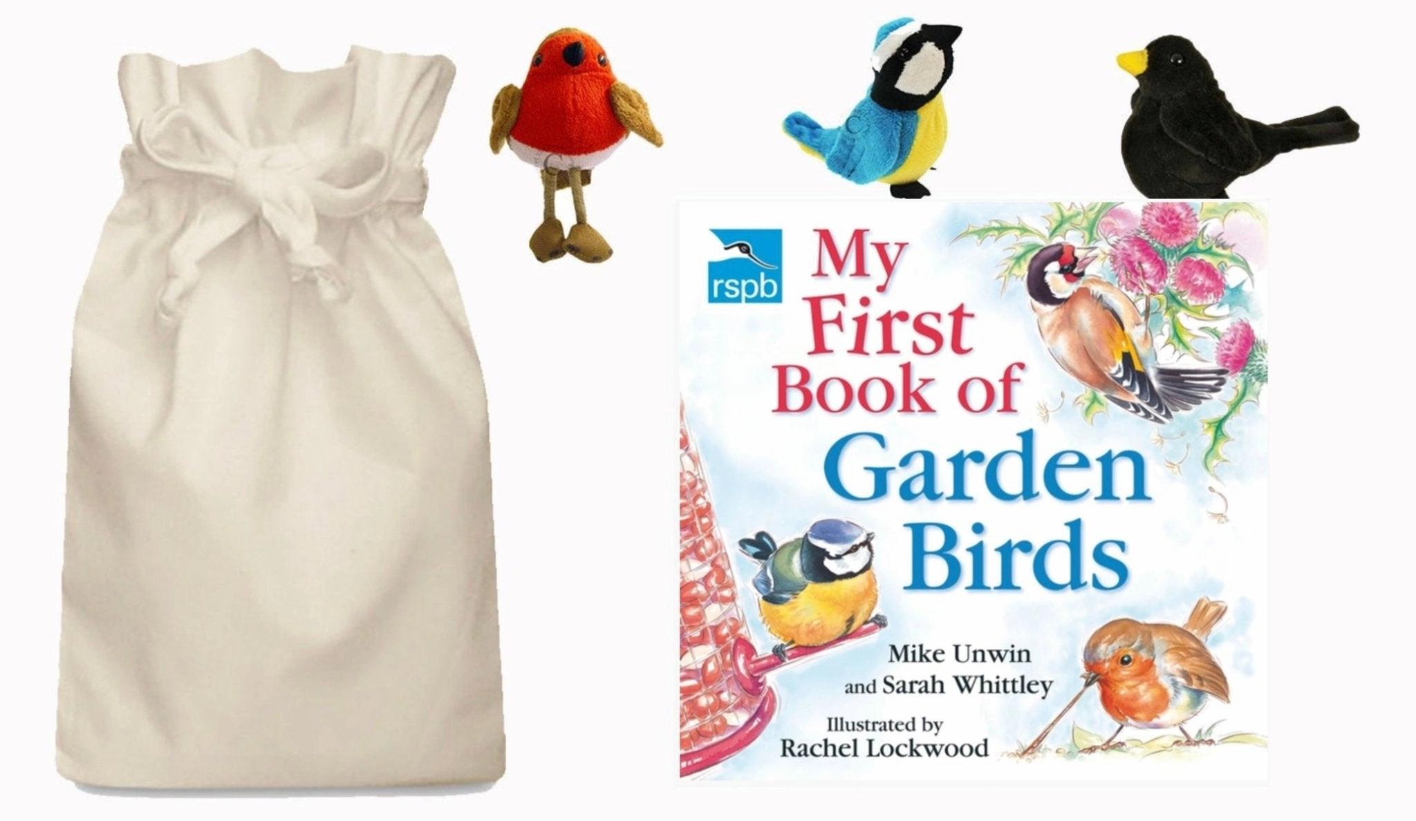 Dinosaur World Garden Birds Story Sack with Puppet Company Finger Puppets