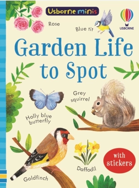 Garden Life to Spot Paperback Book with Stickers Texture Mapping