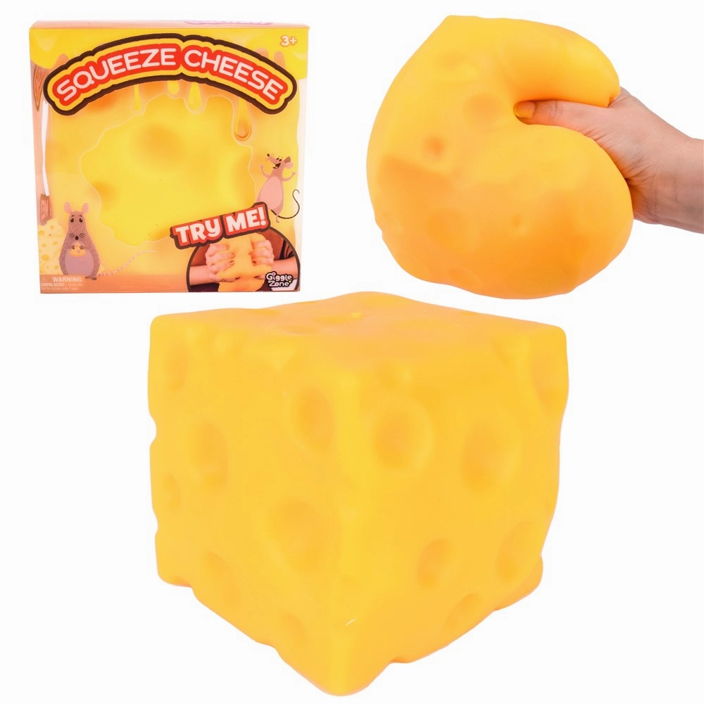 Exam Ace Giant Durable Squishy Cheese - Extra Strong, Slow Rise