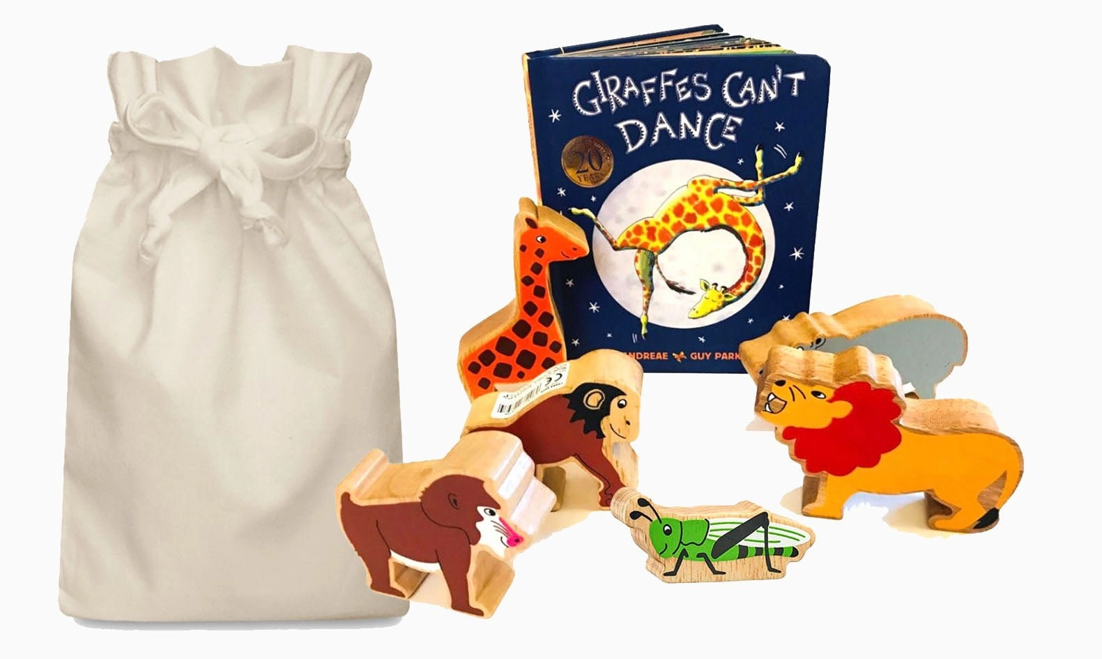 Diversity Celebrate Treasure Hunt Giraffes Can't Dance Story Sack with Lanka Kade Animals