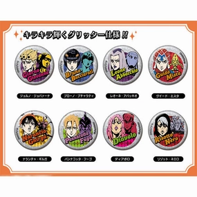 Toy Pack Display Glitter CAN Badge JoJo's Bizarre Adventure Vol.2 - Golden Wind (set of 8) ?????U ?S???L