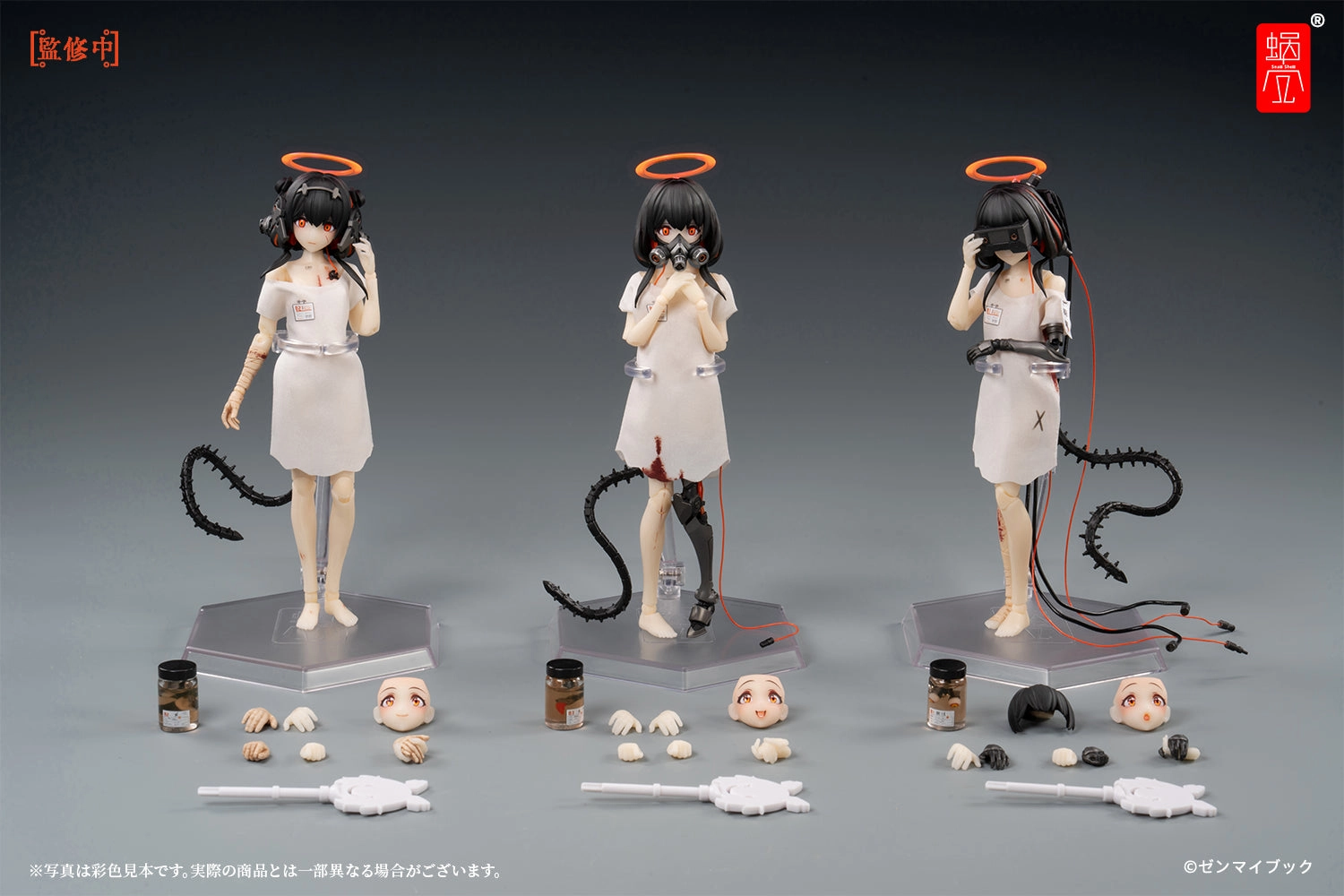 Three Wise Monkeys (See no Evil, Hear no Evil, Speak no Evil) Premium Set 1/12 Action Figure Whole Series