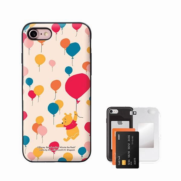 Disney Winnie The Pooh Fair Balloon Mirror Door Card iPhone Case Tiny Actress