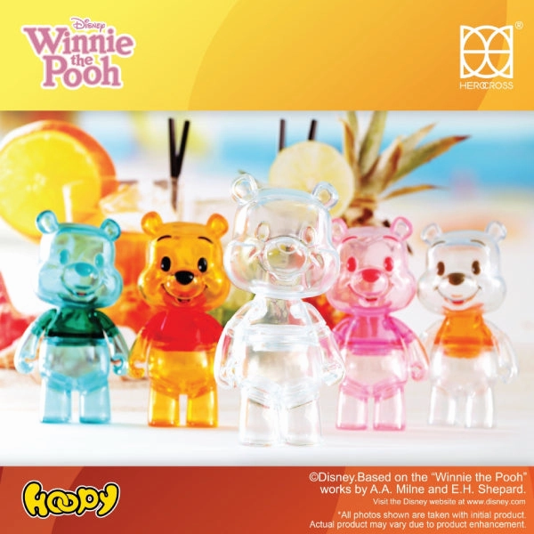 Dragon Scale First Edition Herocross - CFS#001BD 15CM Chubby Winnie the Pooh - Transparent (Full Set)