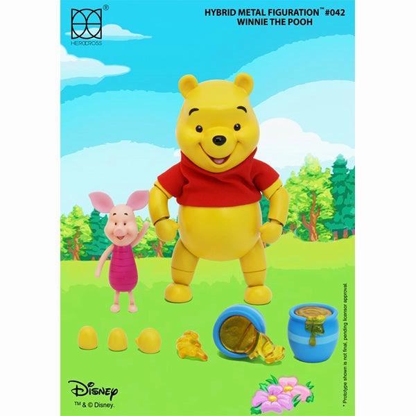 Herocross HMF#042 Disney Winnie the Pooh Action Figure Meditative Pose
