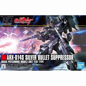 Toy Drop Unboxing HGUC 1/144 ARX-014S SILVER BULLET SUPPRESSOR ?C?? ???_ ?y?? ?[????