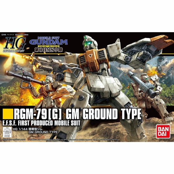 HGUC 1/144 RGM-79[G] GM Ground Type ?C?? ???_ 08? ??? Toy Pack Unboxing