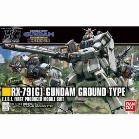 HGUC 1/144 RX-79G Gundam Ground Type ?C?? ???_ 08? ????_ Toy Pack Display Toy Pack Unboxing