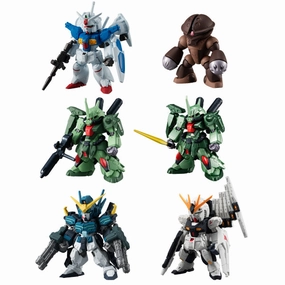 Exclusive Series Display FW GUNDAM CONVERGE 10TH ANNIVERSARY MEMORIAL SELECTION 02 W/O GUM (set of 6)