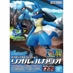 Pokemon Plastic Model Collection 44 Select Series Riolu & Lucario ???????` ???? ???W ?????W Surprise Series Opening