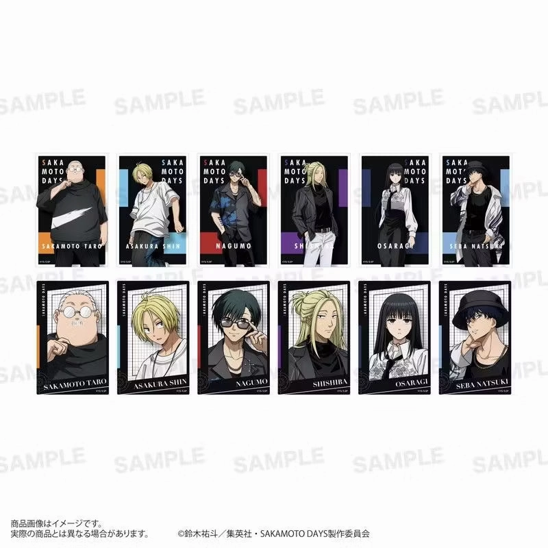 Mystery Toy Collection Premium Surprise Item SAKAMOTO DAYS Trading Acrylic Card (Mode Fashion Ver.) (set of 12) ? ??