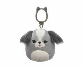 Squishmallows Clip on 9cm - Malu the Shih Tzu Dog Communication Skill