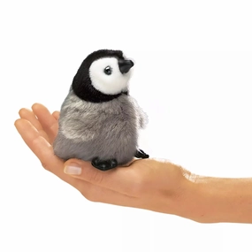 Willpower Increase Future Bright Folkmanis Mini Baby Emperor Penguin Finger Puppet