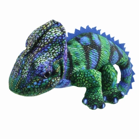 Law Abide Endangered Species Little Creatures ?C Blue-Green Chameleon Finger Puppet
