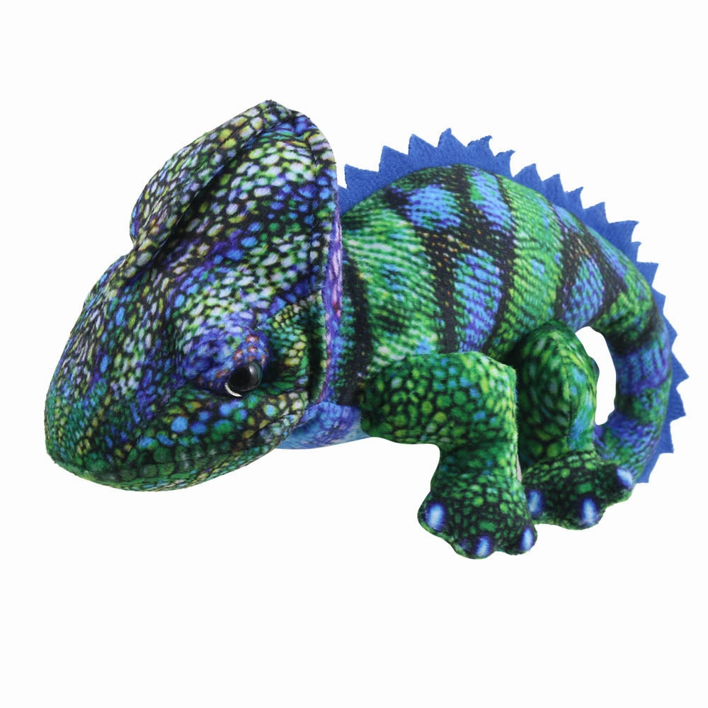 Law Abide Endangered Species Little Creatures ?C Blue-Green Chameleon Finger Puppet