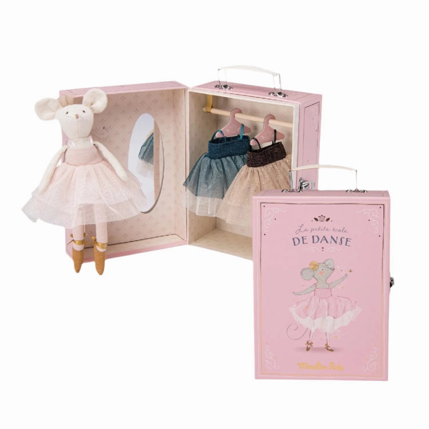 Suitcase - Tutus - The Little School Of Dance - Doll - Moulin Roty Standing Pose