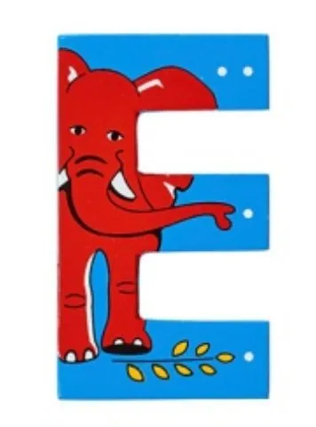 Lanka Kade Wooden Animal Letter E Sewing kit Scooter Toy