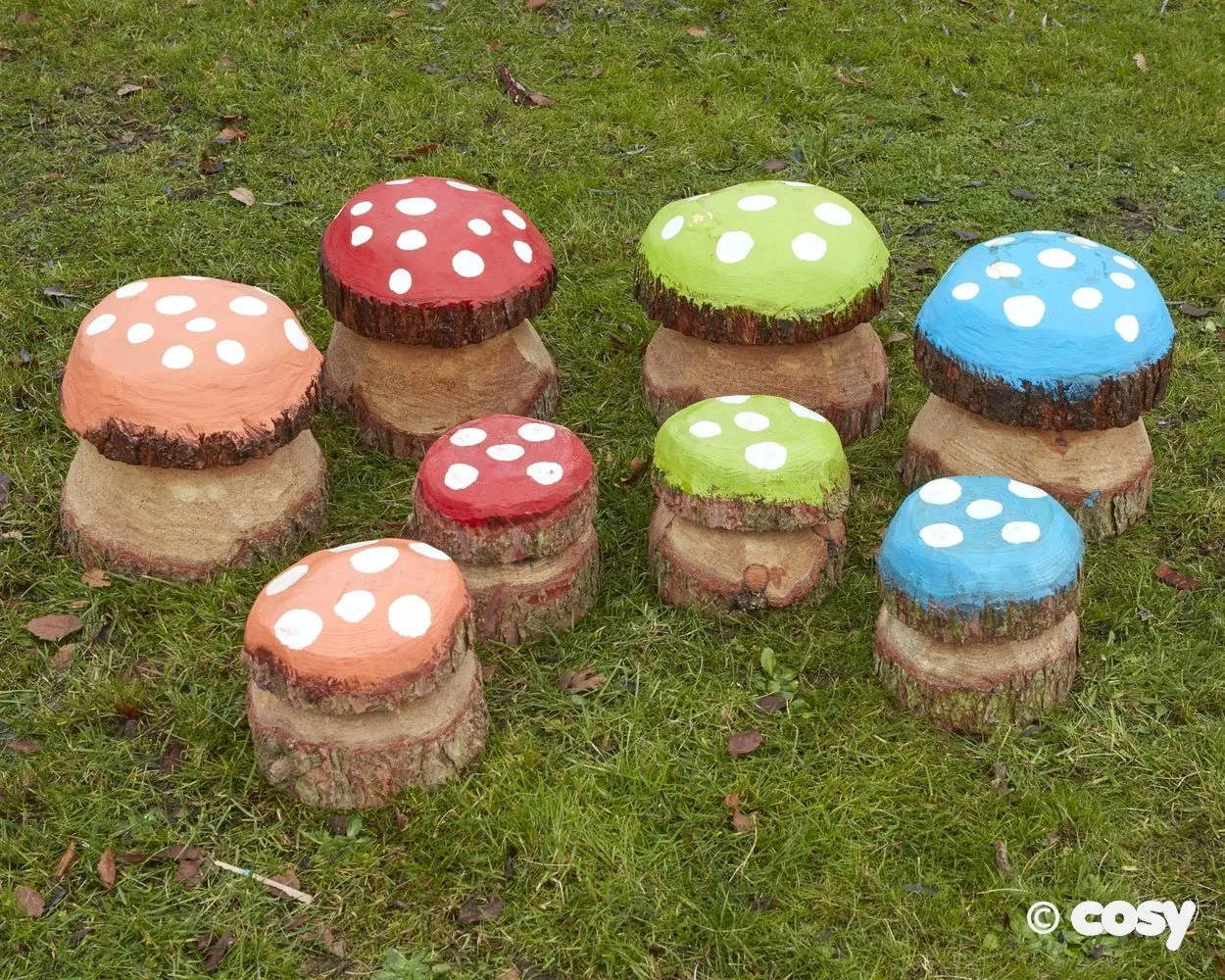 Wind Up Presentation Skill Cosy Medium Mushroom Painted 36896 (Direct Shipping Item)