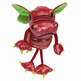 Labor Puppet Company Dragon - Red Finger Puppet
