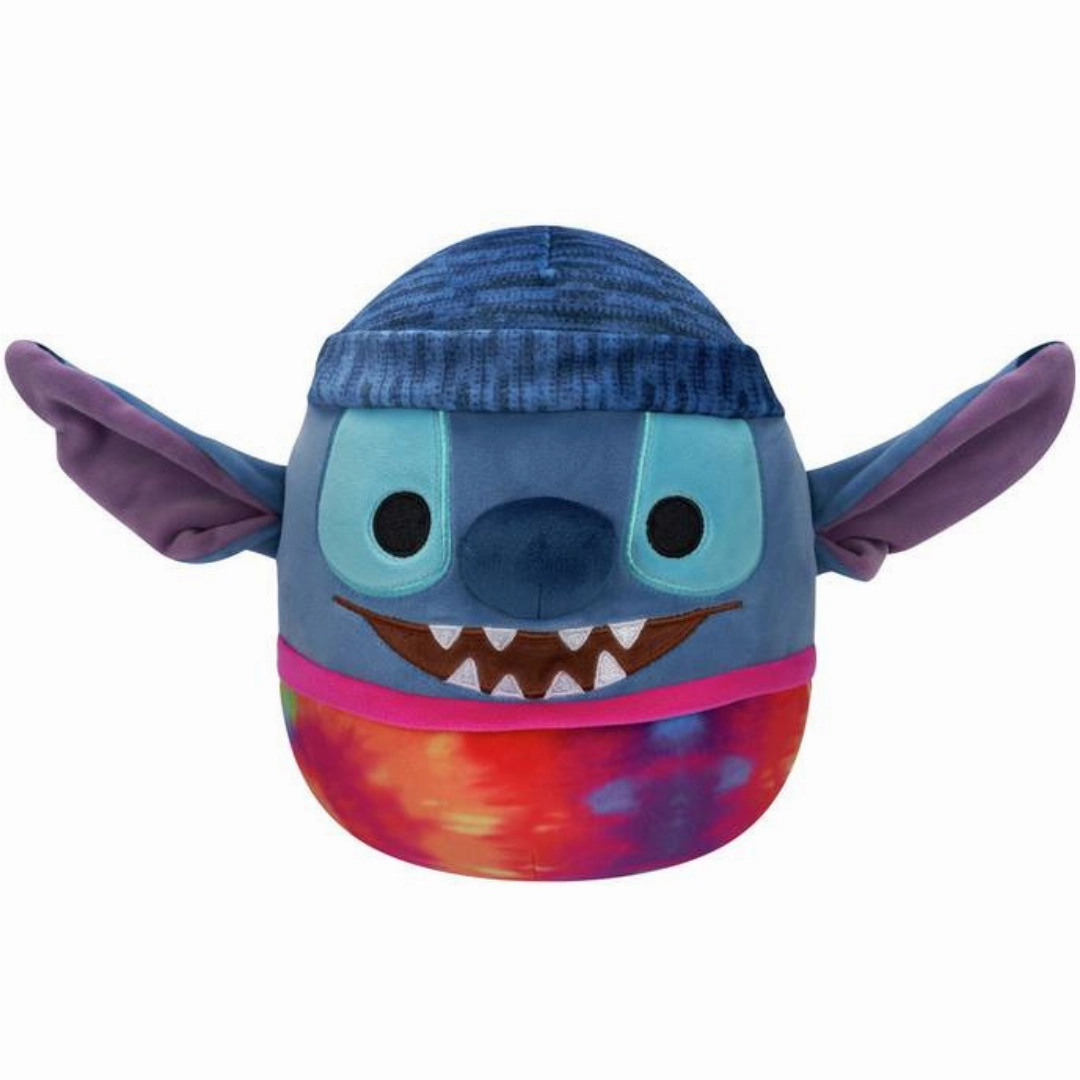 Squishmallows 25cm - Disney Stitch Wearing Beanie Discovery Point