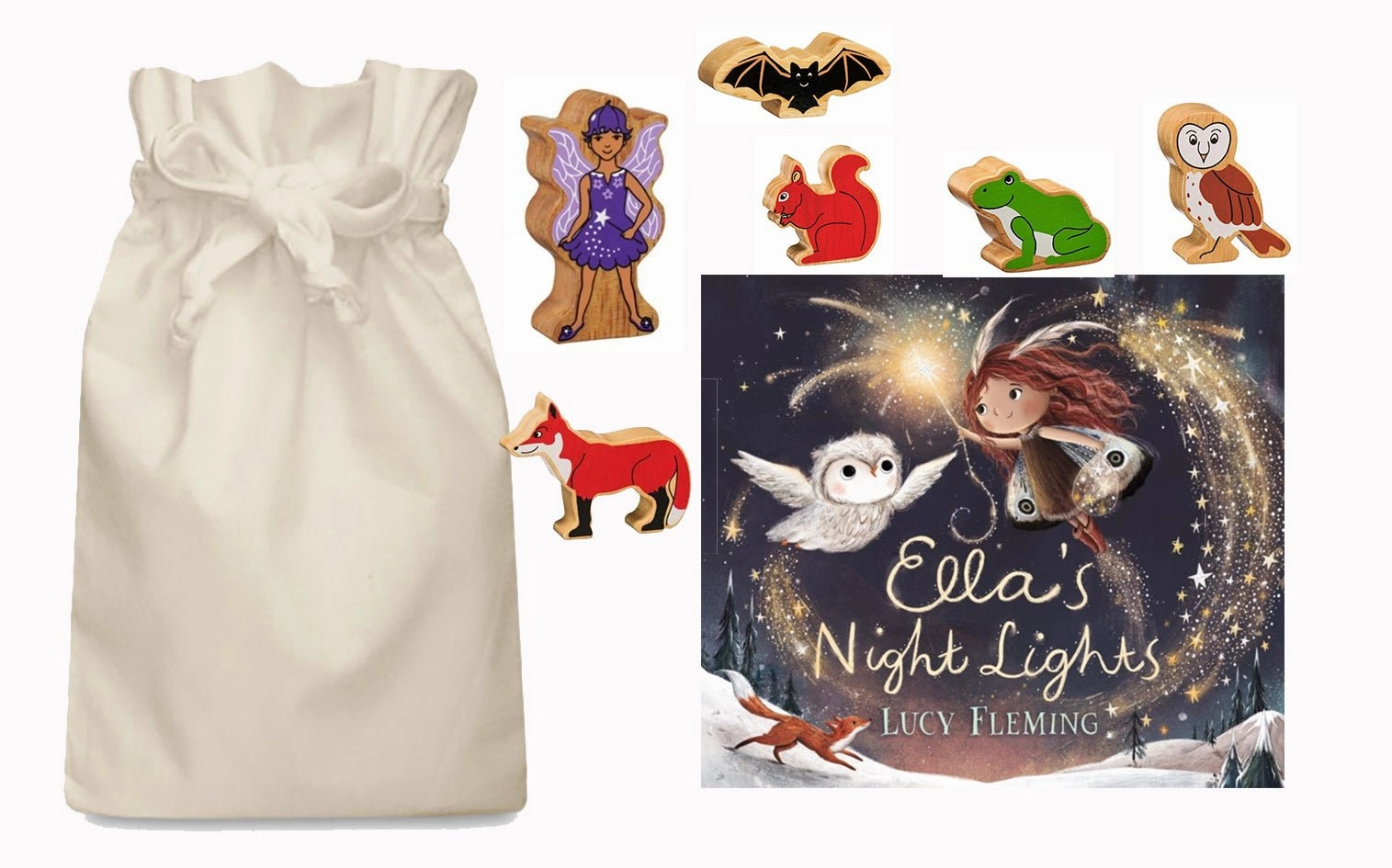 Vision Share Ocean Life Ella's Night Lights Story Sack with Lanka Kade