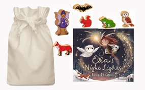 Vision Share Ocean Life Ella's Night Lights Story Sack with Lanka Kade