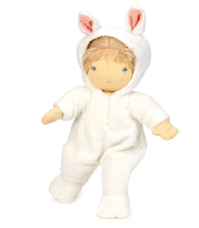 Brain Teaser Tenderleaf Toys - Baby Lilli Doll in a Bunny Onesie