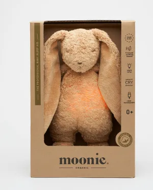 Writing Expert Cheers Hear Moonie 2.0 Cappuccino Nature Bunny - Organic Baby Sleep Aid