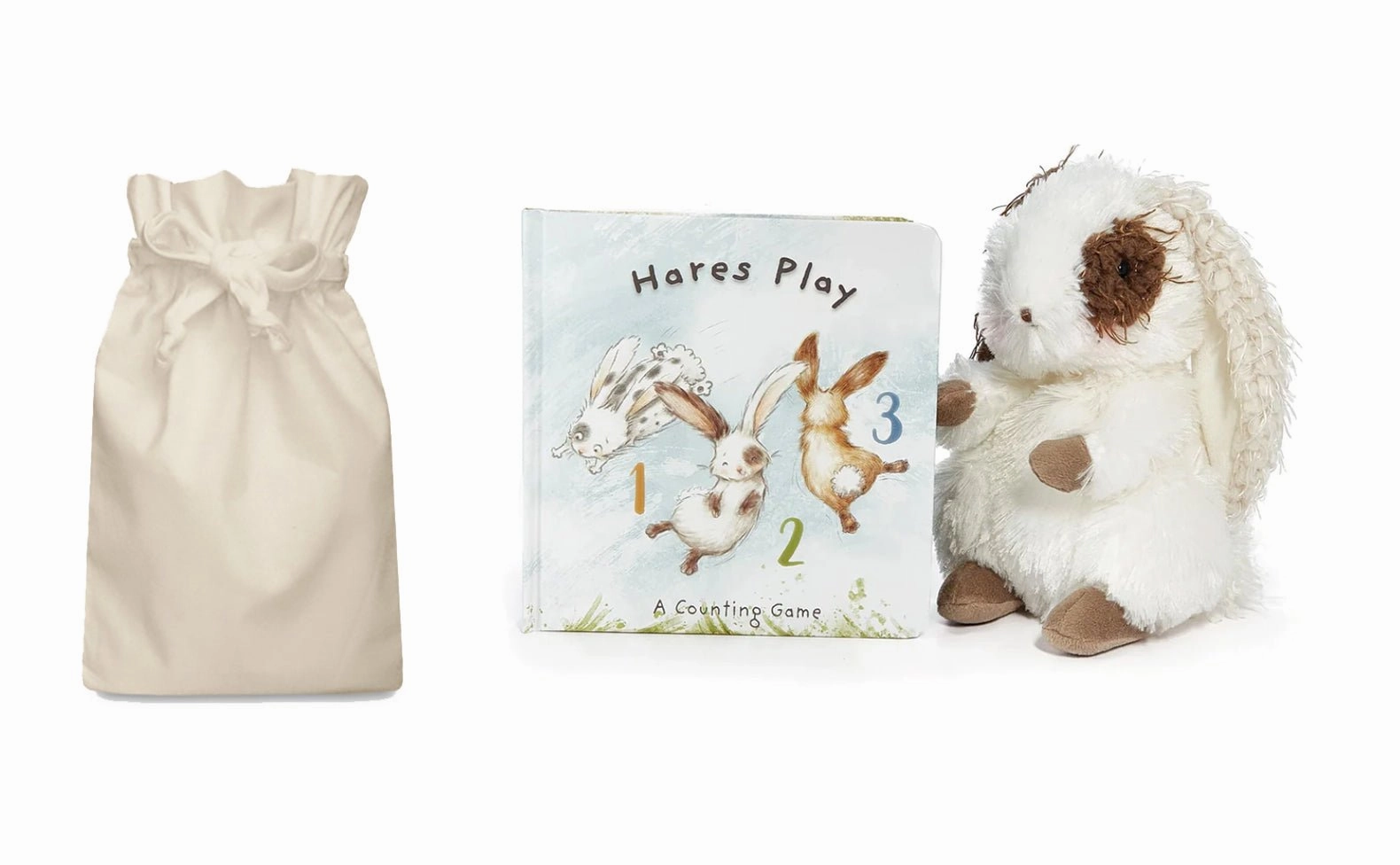 Time Dilation Diploma Receive Herby Hare Story Sack with Hare Soft Toys