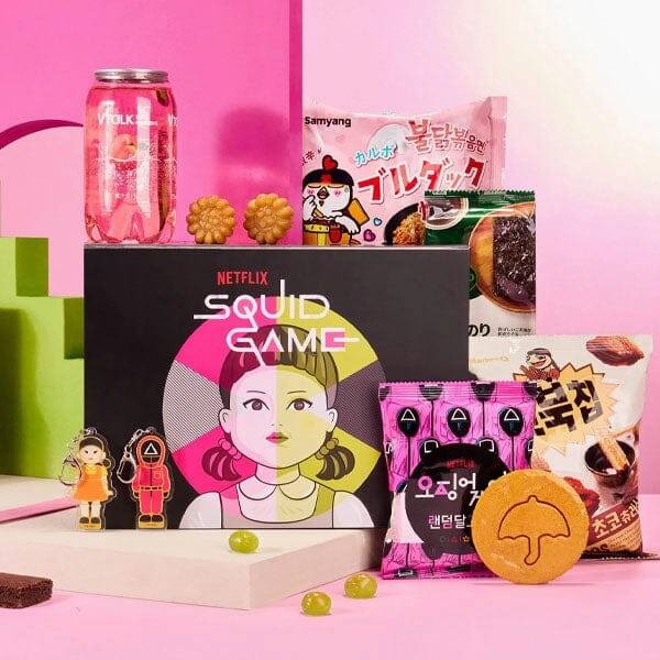 Interactive ConflictResolution Japan Crate x Squid Game Season 3 Mystery Snack Box Lighting System Food grade