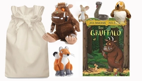 Praise Receive Gruffalo Soft Toy Story Sack with Aurora Soft Toys