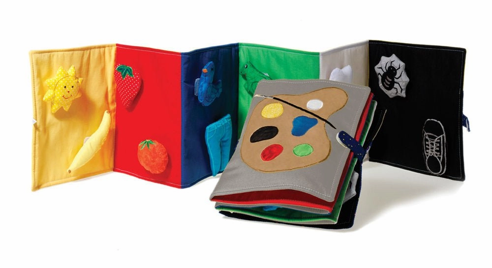 Oskar & Ellen Soft Padded Colours Book Police Station Eco Friendly