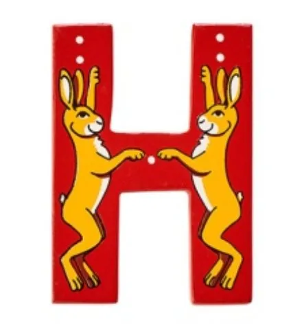 Lanka Kade Wooden Animal Letter H construction site