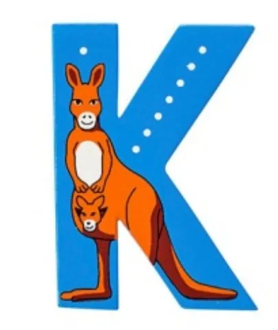 Style Imitation Lanka Kade Wooden Animal Letter K