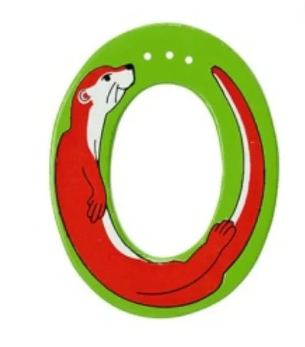 Calculus Concept Lanka Kade Wooden Animal Letter O