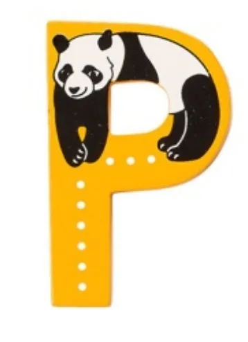 Prize Get Lanka Kade Wooden Animal Letter P