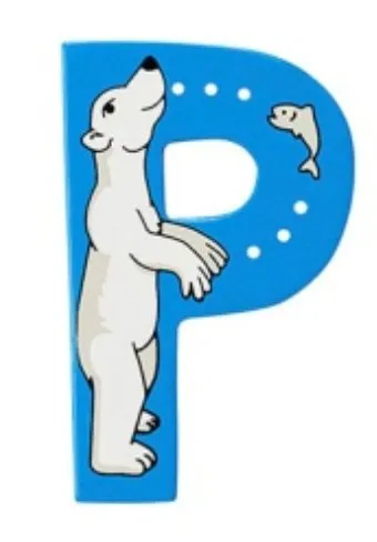 Basket Hoop Lanka Kade Wooden Animal Letter P