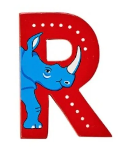 Lanka Kade Wooden Animal Letter R Glow In Dark Rainforest Diversity