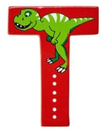 Lanka Kade Wooden Animal Letter T Animation Frame