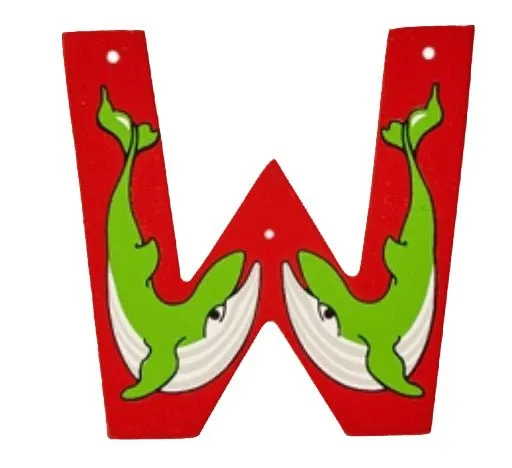 Lanka Kade Wooden Animal Letter W Worm Farm Prayer Answer