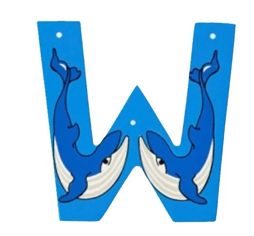 Motion Study Lanka Kade Wooden Animal Letter W