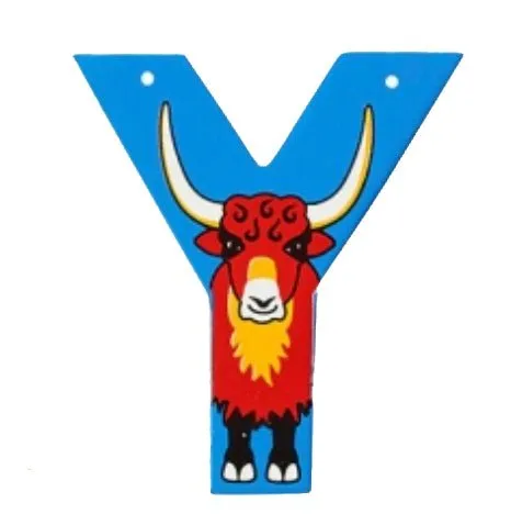 Floating Design Lanka Kade Wooden Animal Letter Y