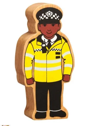 Projector Toy Lanka Kade Yellow and Black Policeman, Black Skin