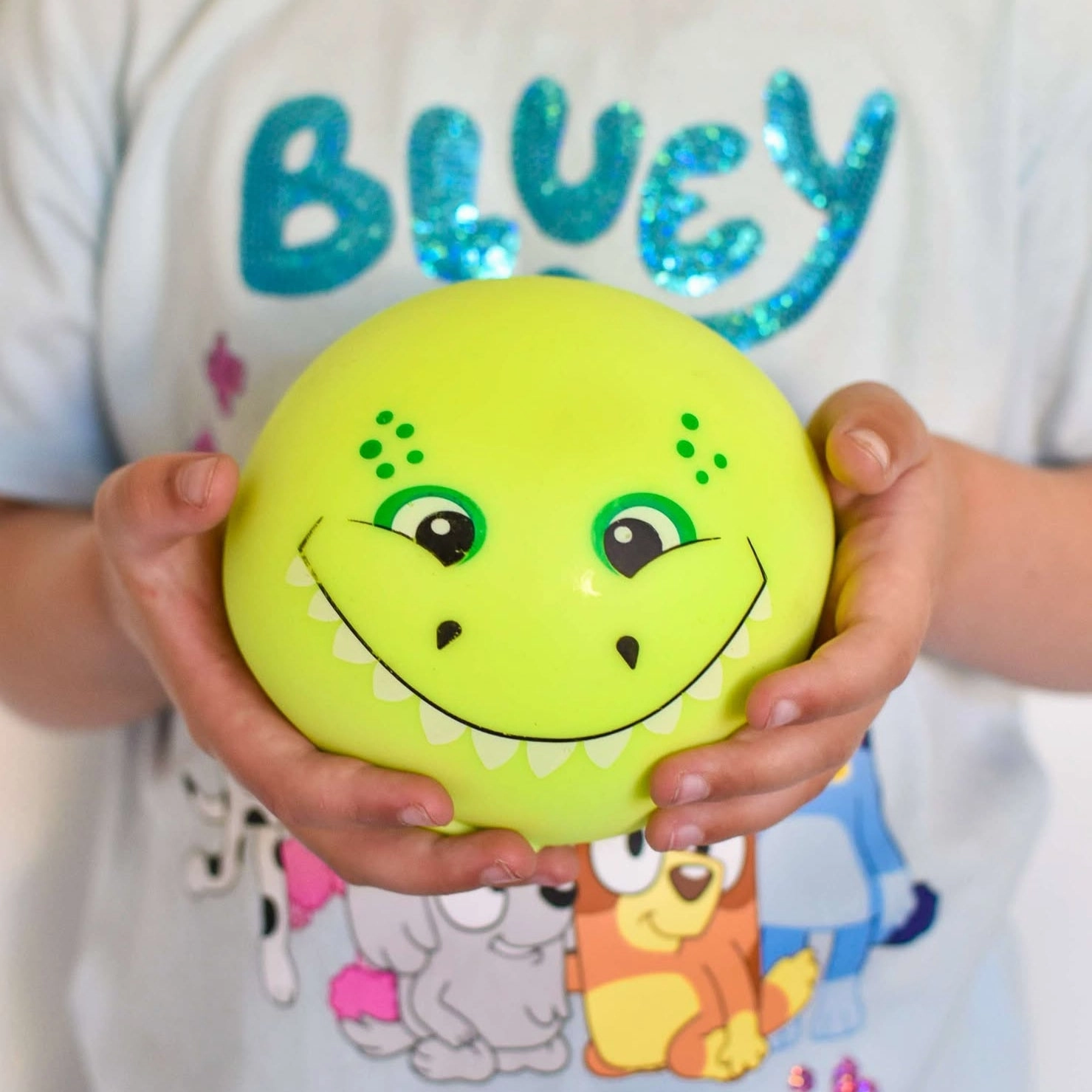 Large Dinosaur Smooshos Ball Sensory Fidget Toy Tool Bench Battery operated