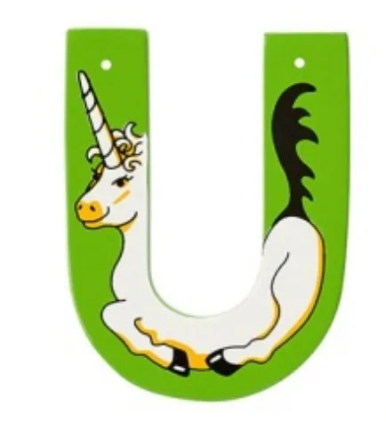 Lanka Kade Wooden Animal Letter U Mindfulness practice Balance Create