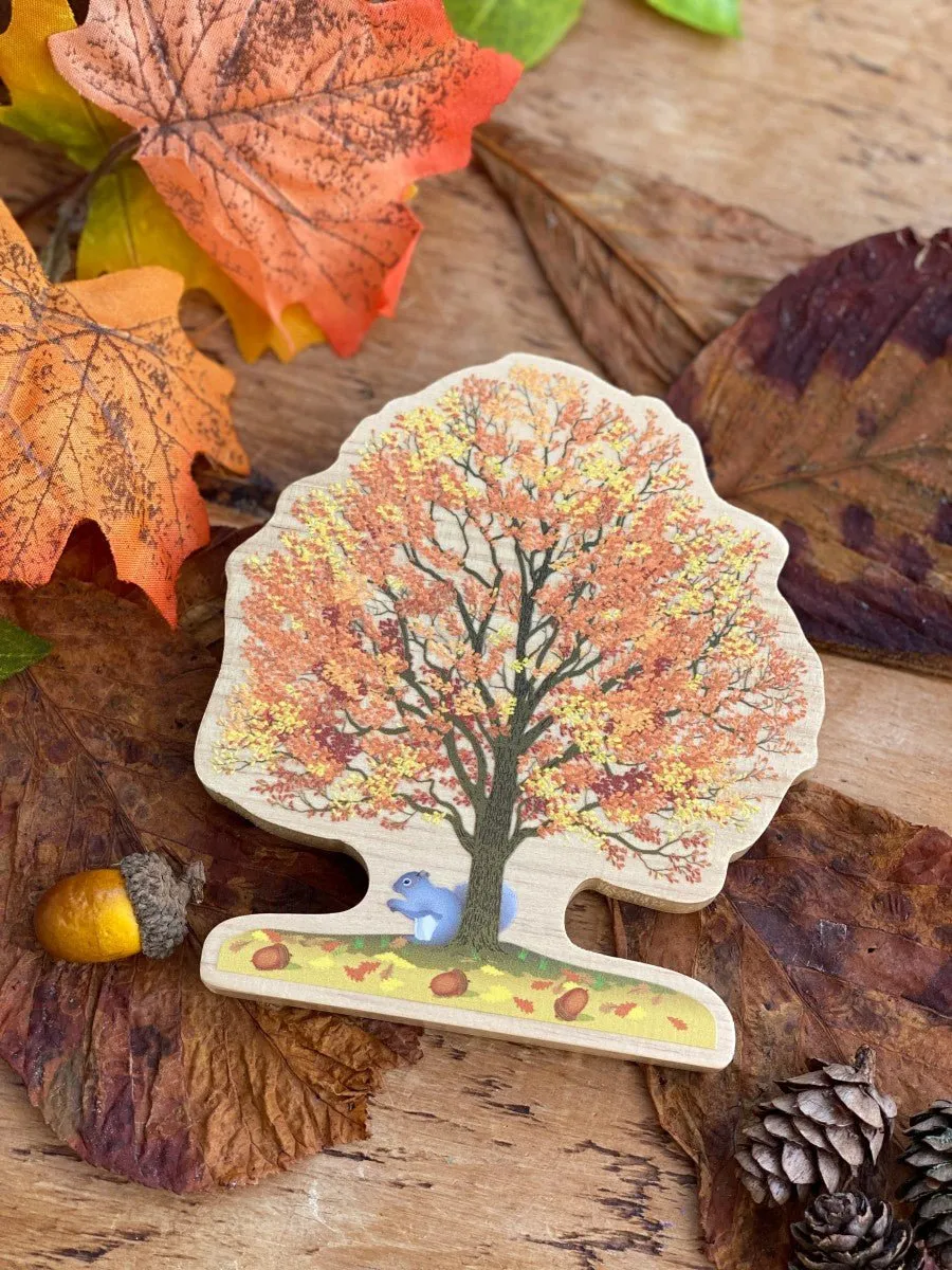 Change Bring Nature Discovery Yellow Door Individual Double Sided Wooden Trees