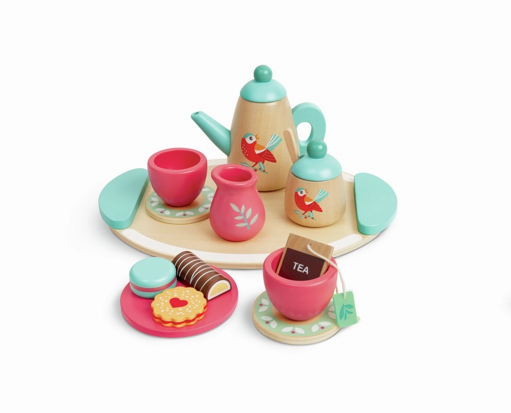 Hape  Tea Time Wooden Play Set  E3207 (Direct Shipping UK Only) Character Development Disguise Kit