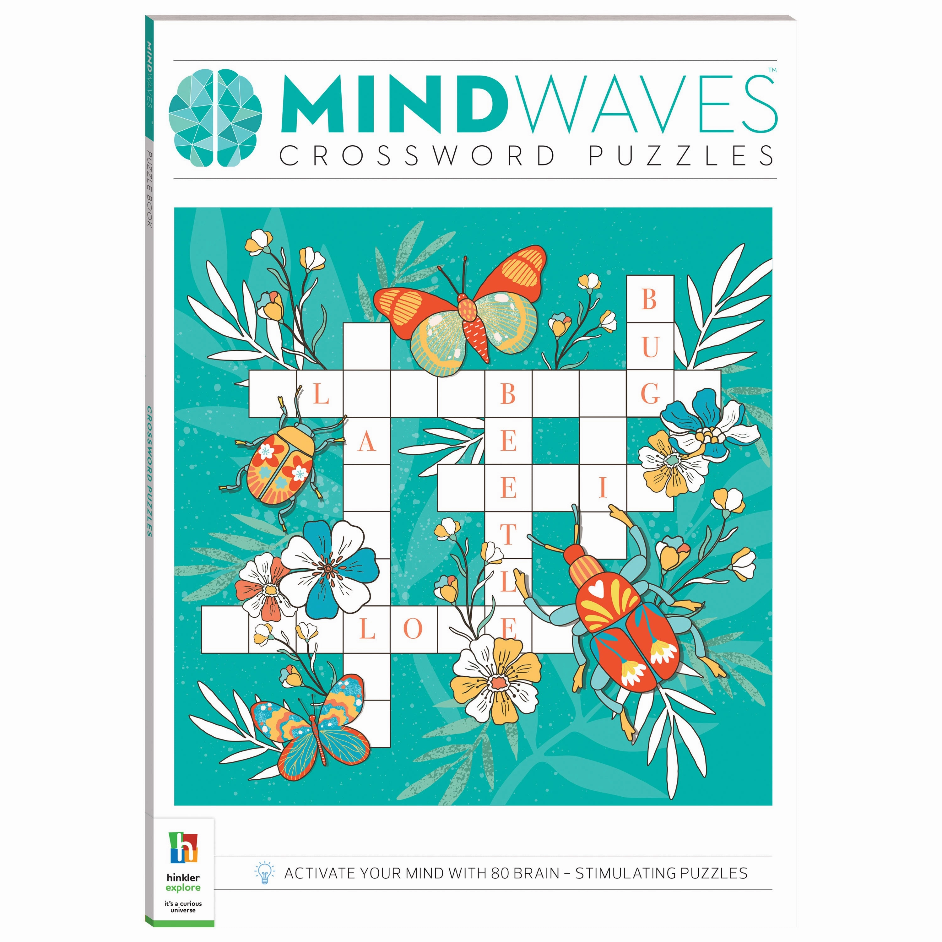 Mindwaves Puzzle Book Crosswords Brain Training Pet Training Slide Companion